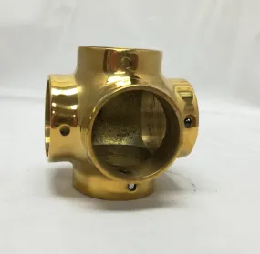 Ball Side Outlet Cross for 1-1/2" Tubing