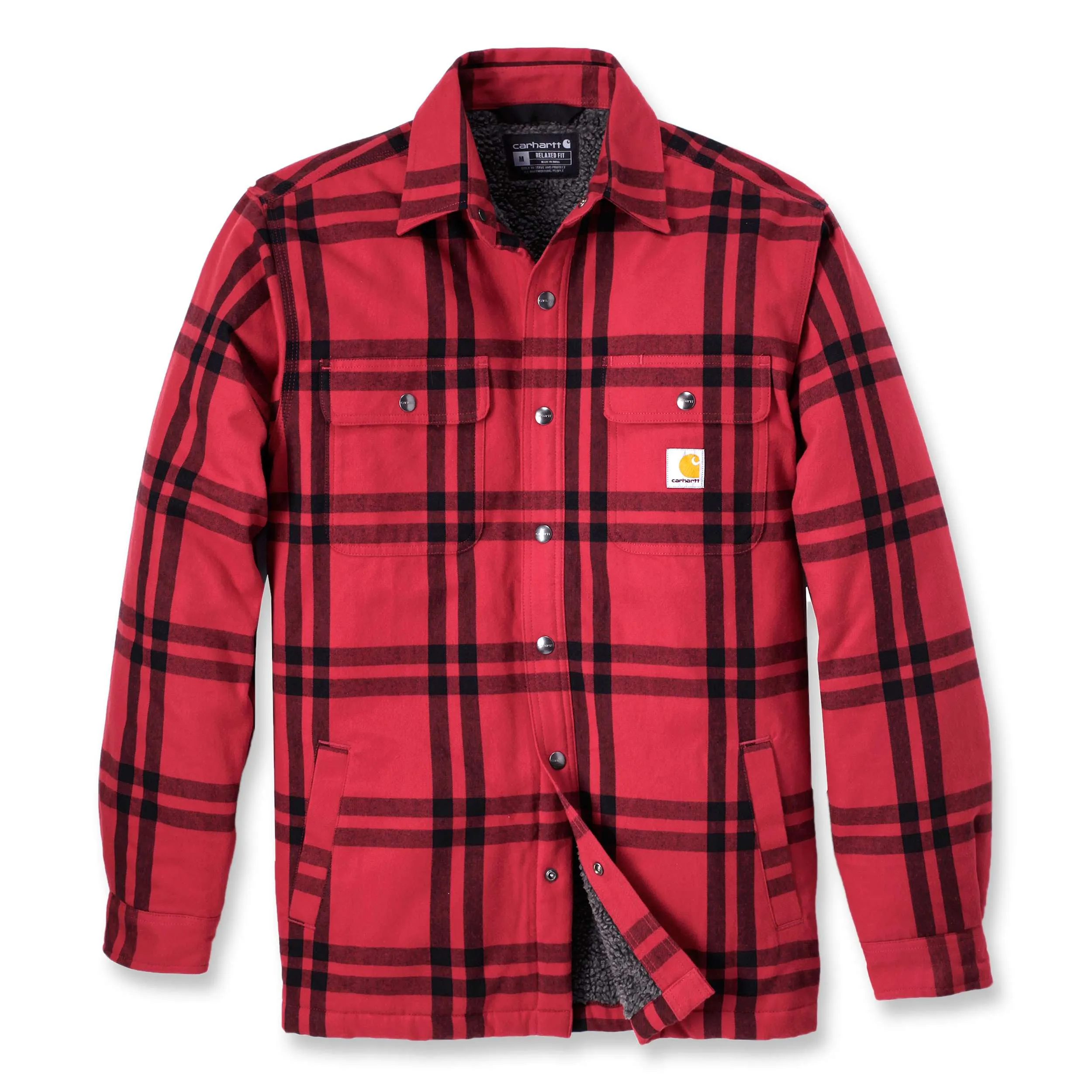 Carhartt Flannel Sherpa Lined Shirt Jacket Hemdjacke 106354