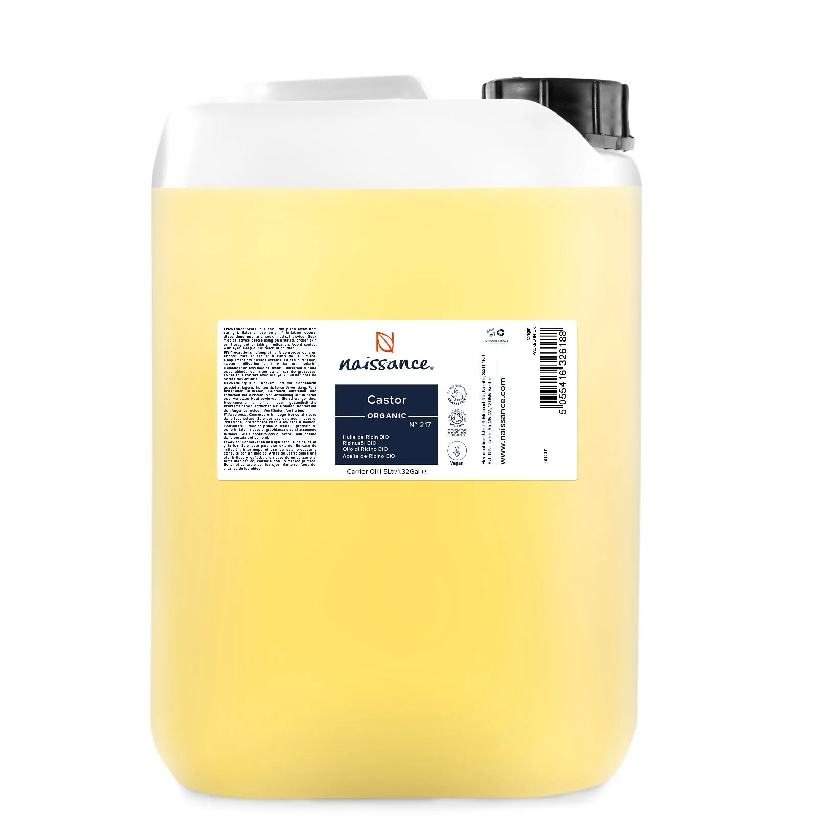 Castor Organic Oil Refill (5 Litre) (No. 217)