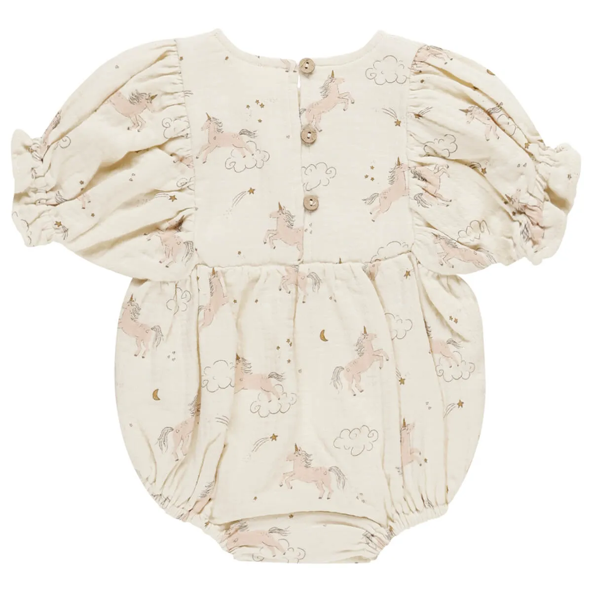 Cosette Romper in Unicorns by Quincy Mae