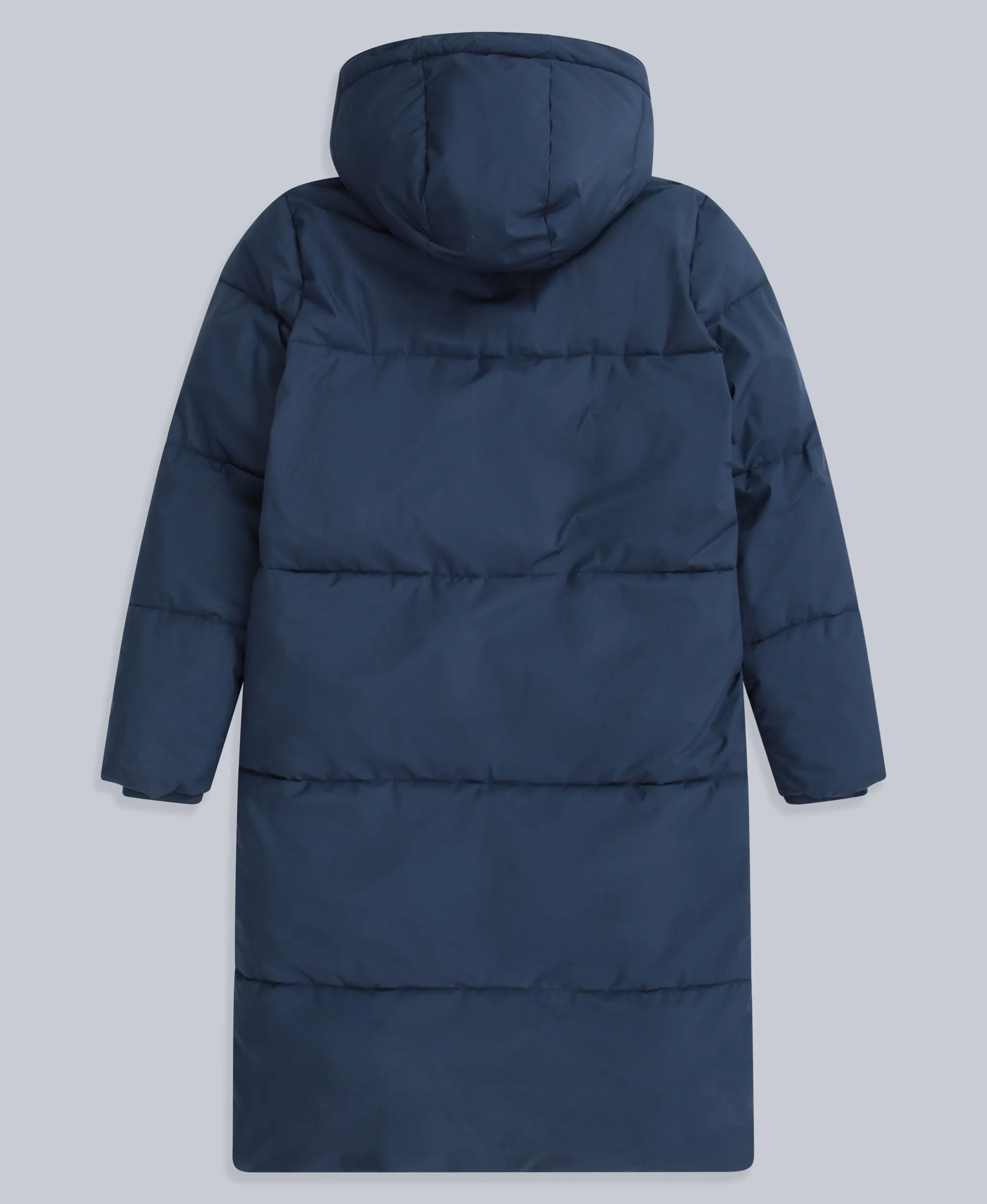 Dawlish Womens Longline Coat - Navy