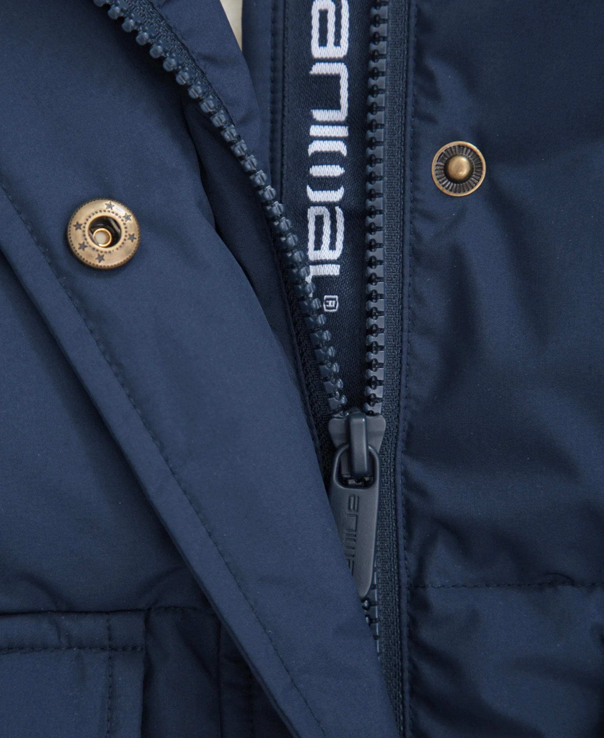 Dawlish Womens Longline Coat - Navy