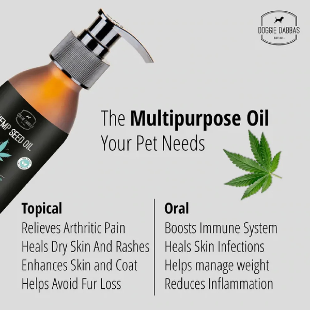 Doggie Dabbas Hemp Oil for Dogs and Cats