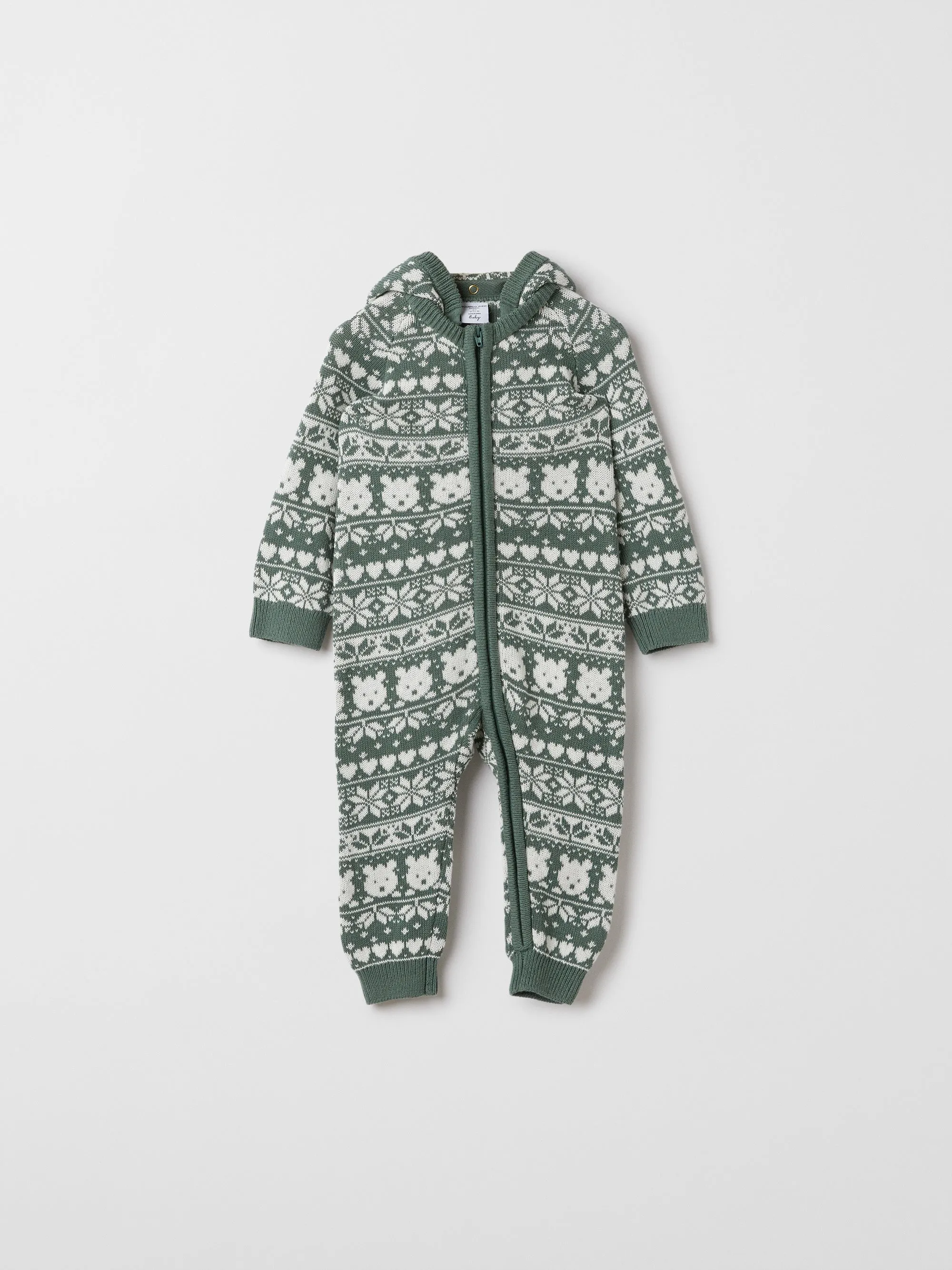 Fairisle Baby All-in-one