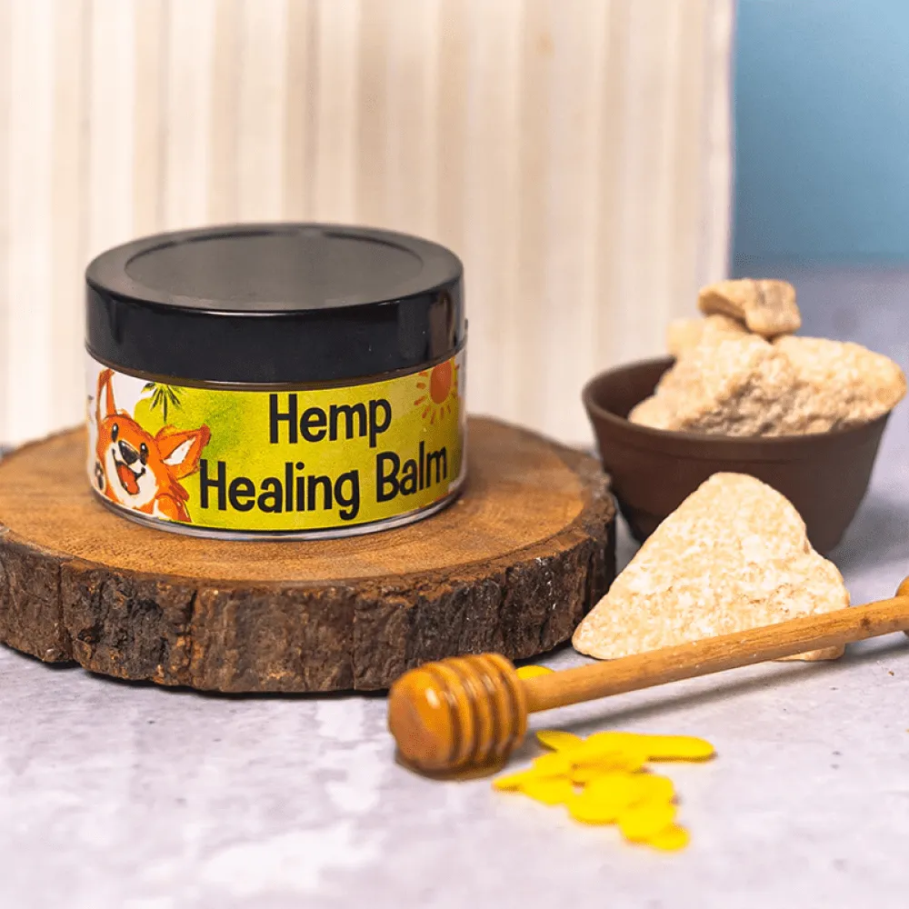 Happy Puppy Organic Hemp Healing Balm for Dogs and Cats