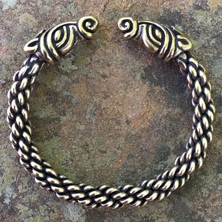 Horse Bracelet (Medium Braid) - Bronze or Silver