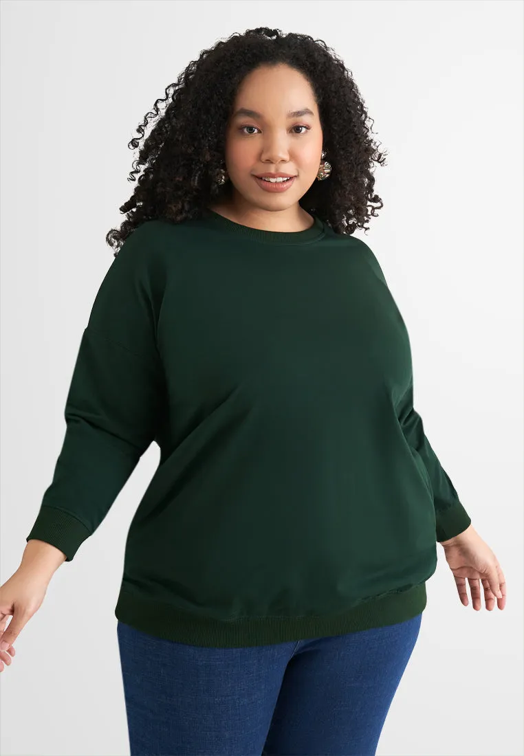 Jade Minimalist Pocket Jumper