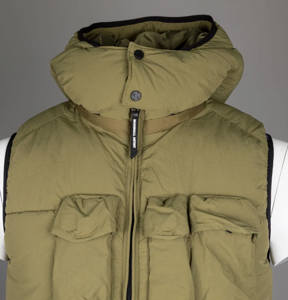 Marshall Artist Multi Pocket Gilet Bronze