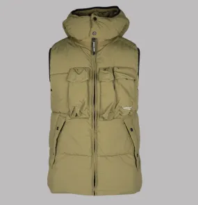 Marshall Artist Multi Pocket Gilet Bronze