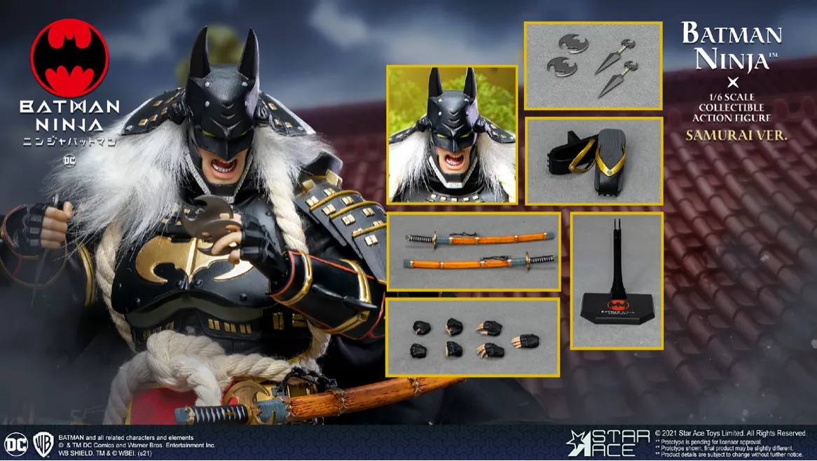 Ninja Batman Deluxe Version with Samurai Horse - MINT IN BOX