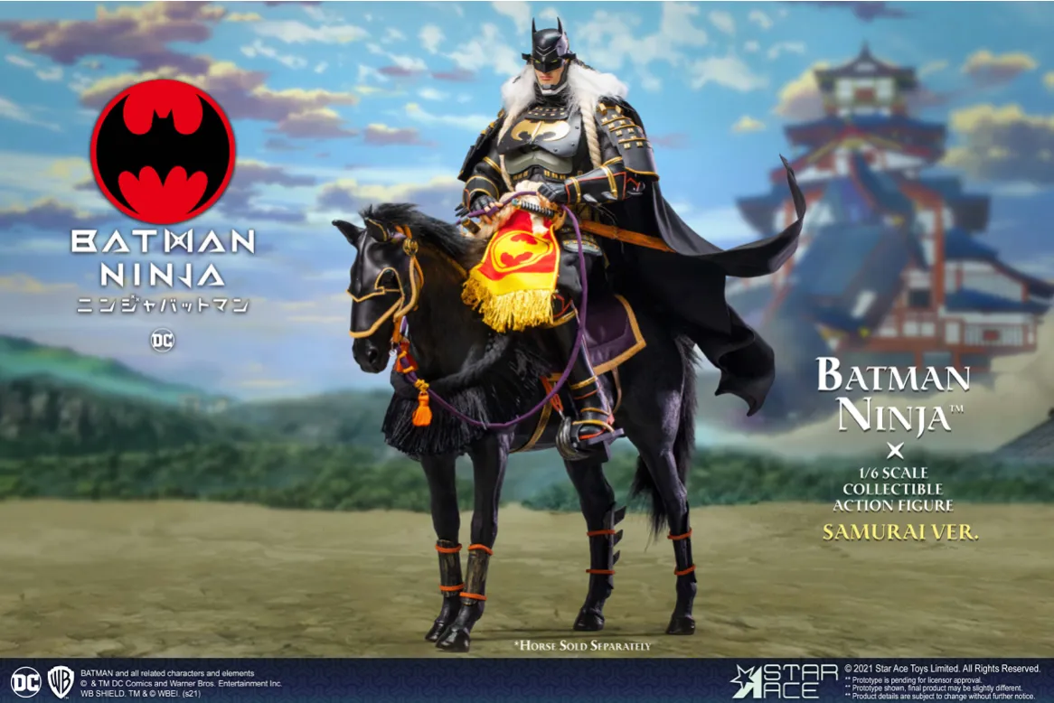 Ninja Batman Deluxe Version with Samurai Horse - MINT IN BOX