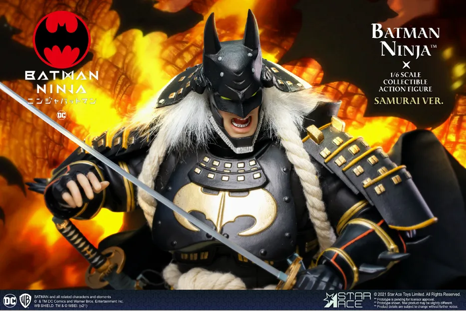 Ninja Batman Deluxe Version with Samurai Horse - MINT IN BOX