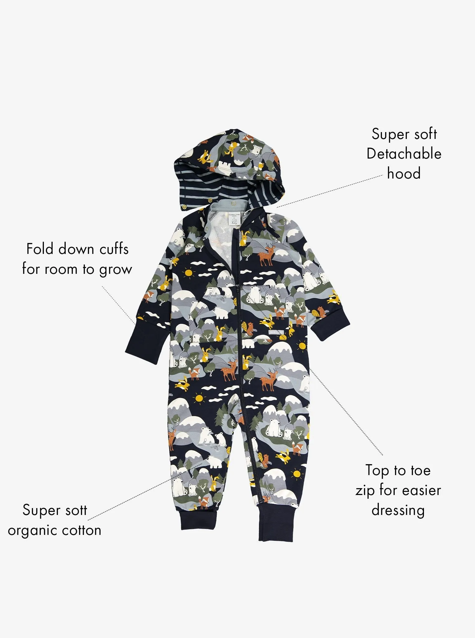 Nordic Winter Baby All In One