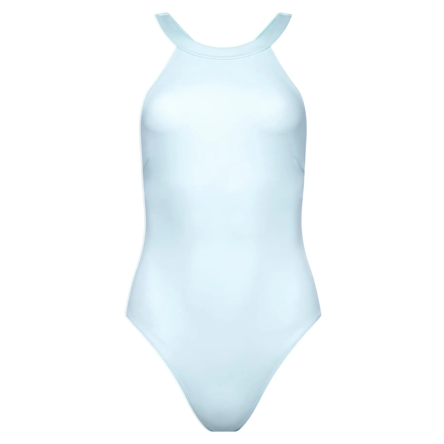 Olympic one-piece swimsuit pastel blue