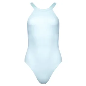 Olympic one-piece swimsuit pastel blue