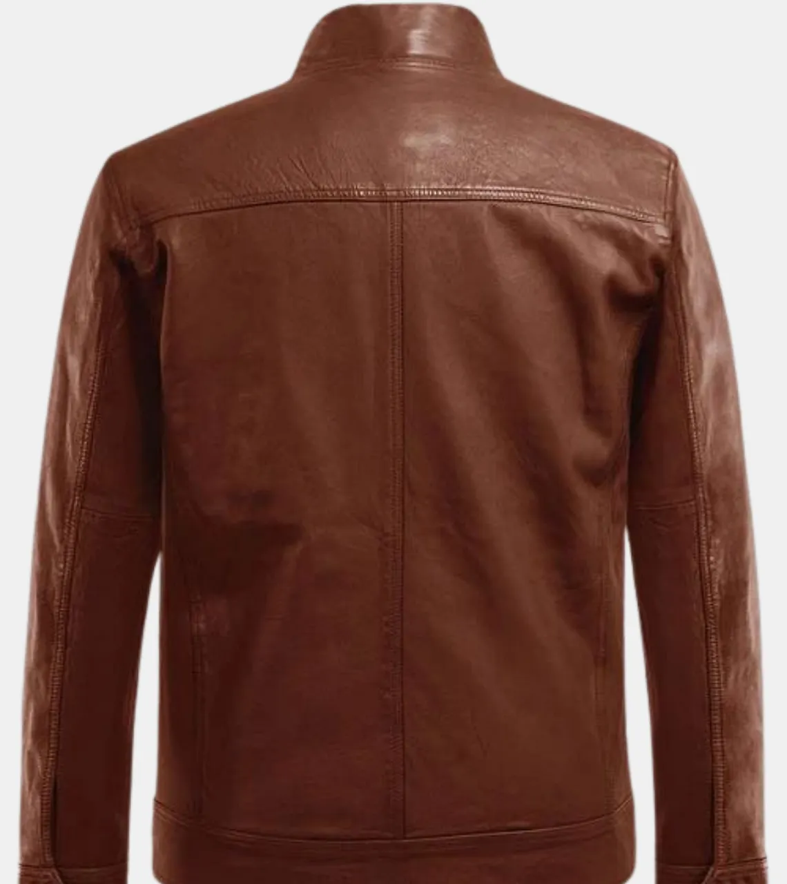 Riccardo Men's Tan Brown Leather Jacket