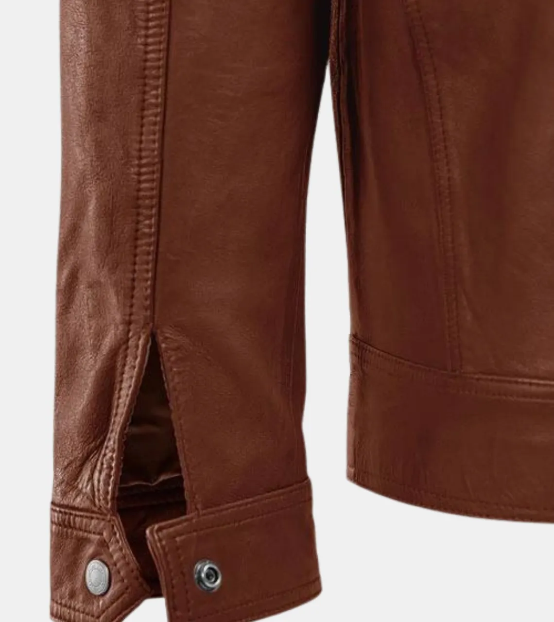 Riccardo Men's Tan Brown Leather Jacket