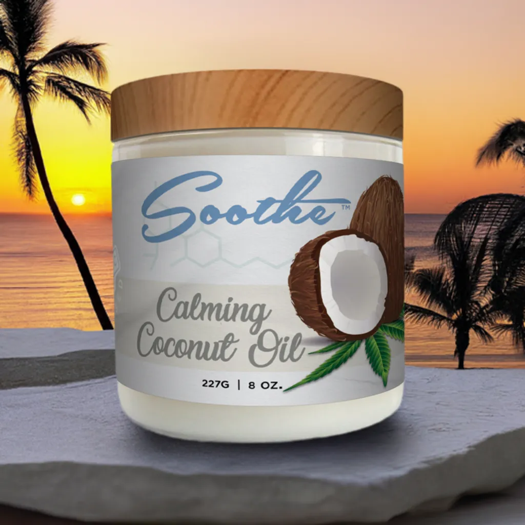 Soothe Calming Coconut Oil for Dogs with Collagen